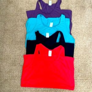 Four tank tops